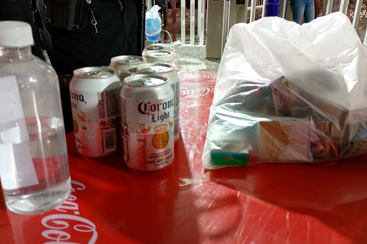 Aseguran cerveza y cigarroes en la Feria Tamaulipas