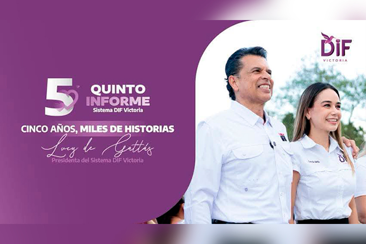 La presidenta del DIF Victoria Lucy de Gattás presentará su quinto informe de actividades