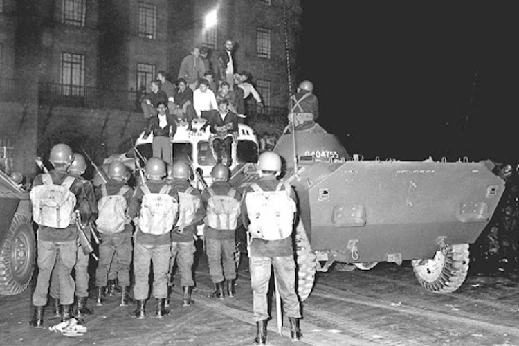 Perdidas, huellas de filmaciones de la masacre del 68 en Tlatelolco